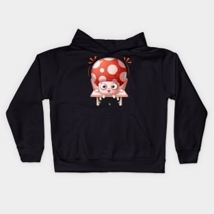 Cartoon Mushroom Cute Kids Hoodie